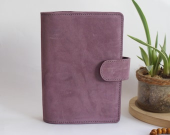 Personalized leather Mini Happy Planner Cover
