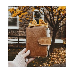 Taschengröße Leder Travelers Notebook - handgemachte Leder Planer Cover grobstrick Leder Travelers Notebook Journal Planer
