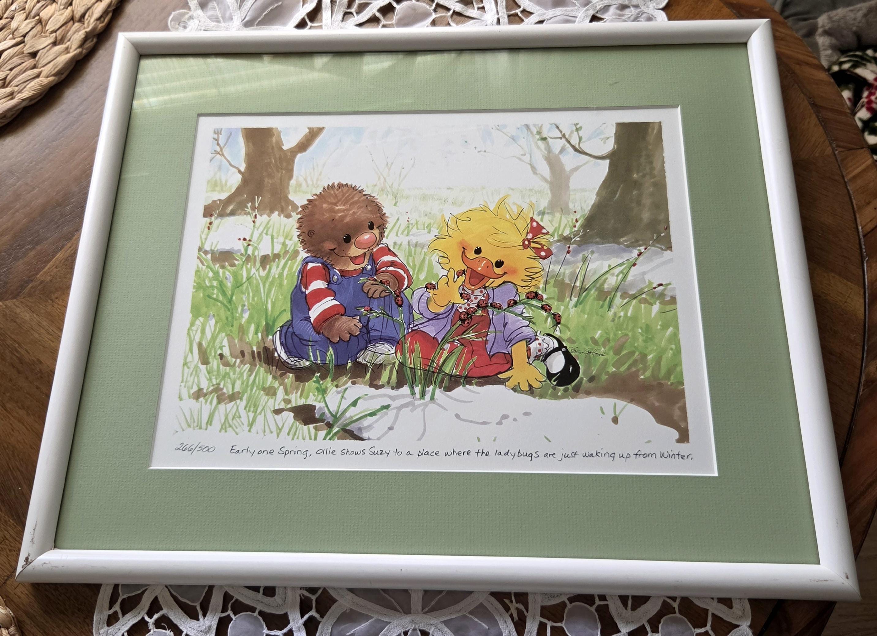 スージー・ズーSuzy Spafford 直筆サイン入り ポスター 木製フレーム