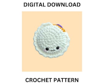 Uncrustables, Gehaakt patroon, amigurumi-patroon, gehaakt patroon amigurumi eten, gehaakt sleutelhangerpatroon, haakpatroon zonder naaien