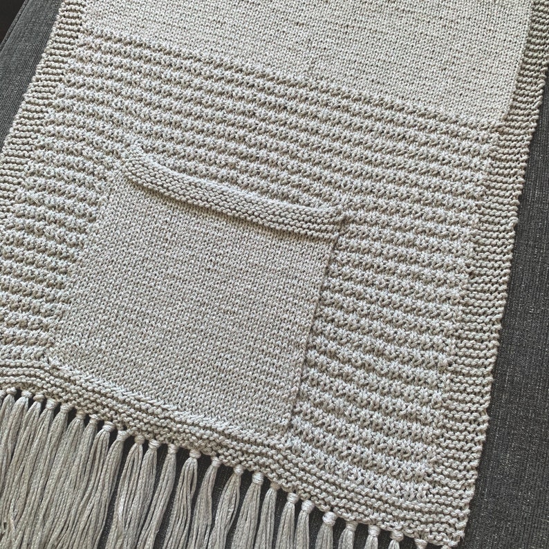 PDF DIGITAL DOWNLOAD Knit Pocket Shawl Pattern Knitting Etsy