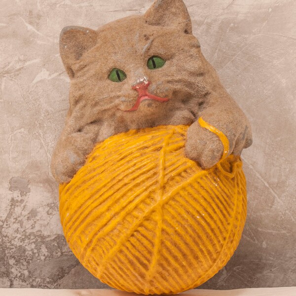 Chalk Ware String Holder Etsy