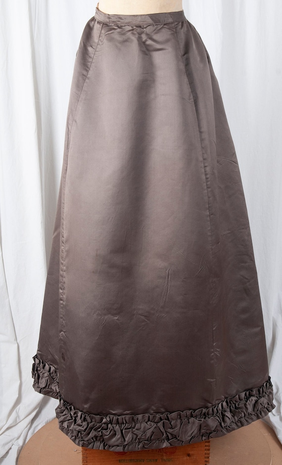 Authentic, Antique, brown satin, Formal Victorian 