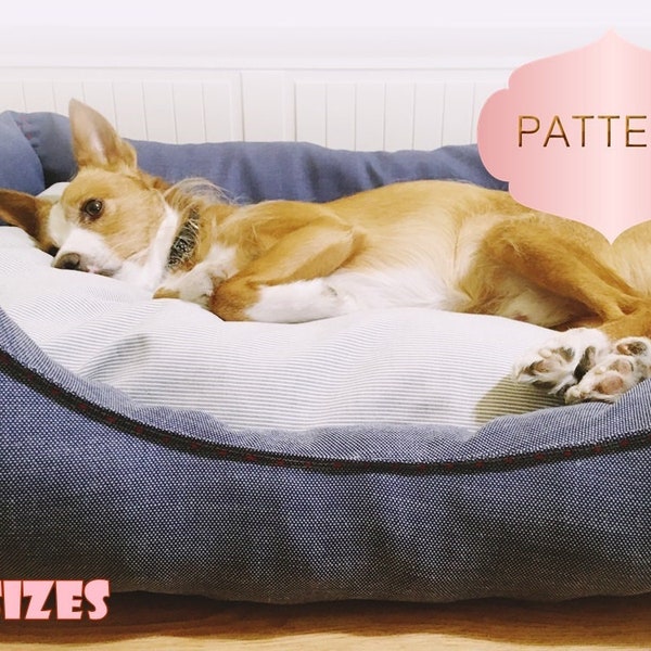 4 SIZES- WonderfulL  Dog Bed SEWING PATTERN and Offer