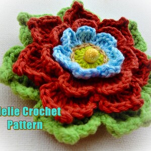 Adelie Flower Crochet Pattern image 2