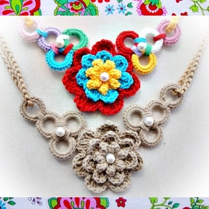 Wonderful and Simple Crochet Necklace  Pattern