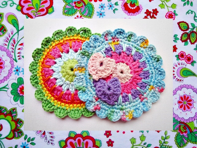 Colorful Medallion Crochet Pattern image 1
