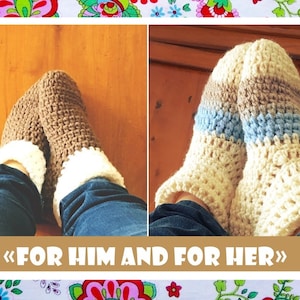 Lazy Crochet  Socks  Crochet Pattern- UNISEX - Adult Sizes and OFFER