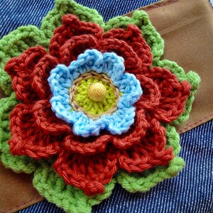 Adelie Flower Crochet Pattern image 3