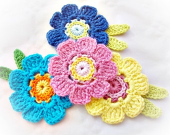 Violeta Flower Set Crochet Pattern