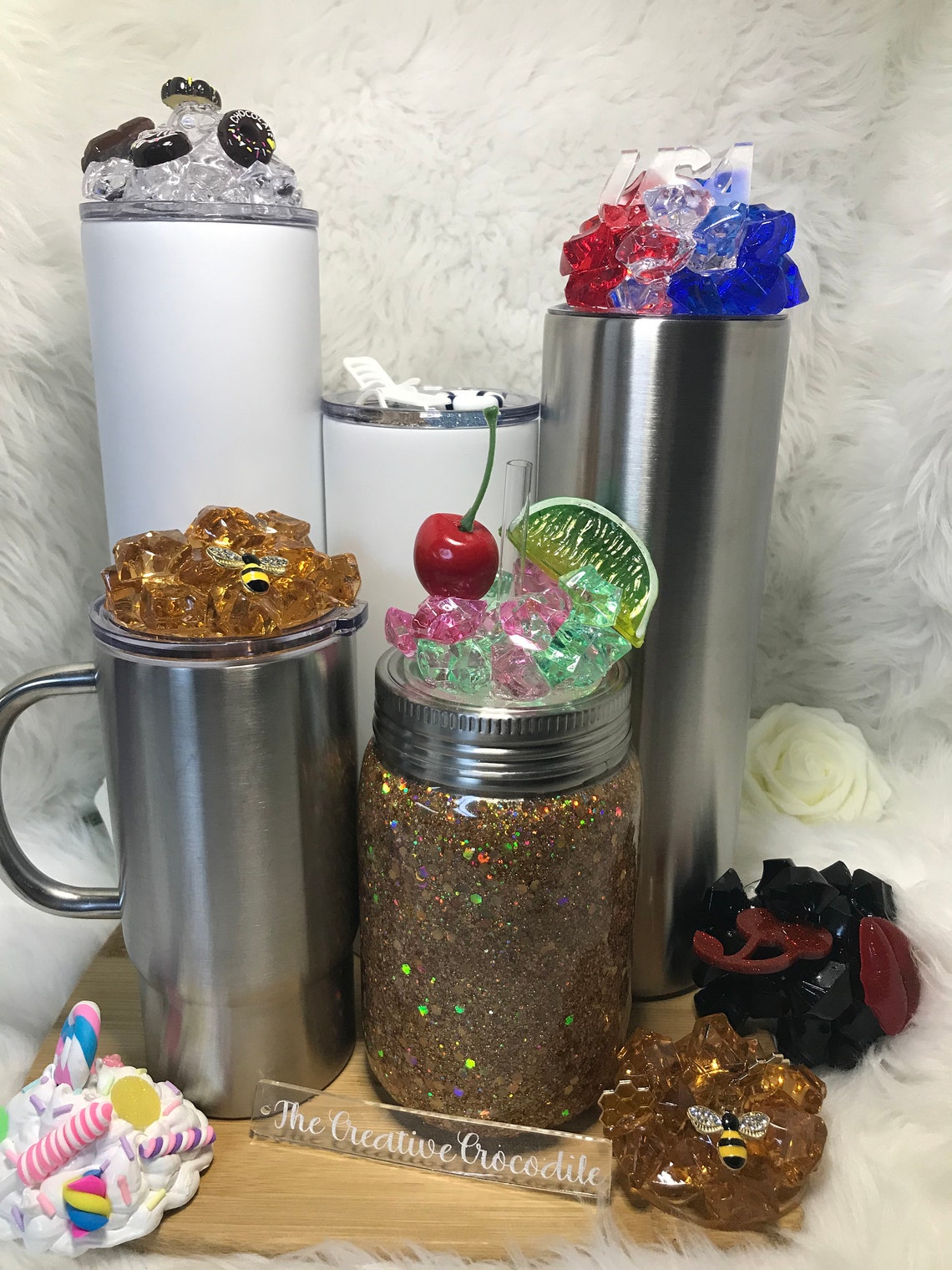 Tumbler Topper Mold Coaster Mold Straw Topper Cup Topper Etsy