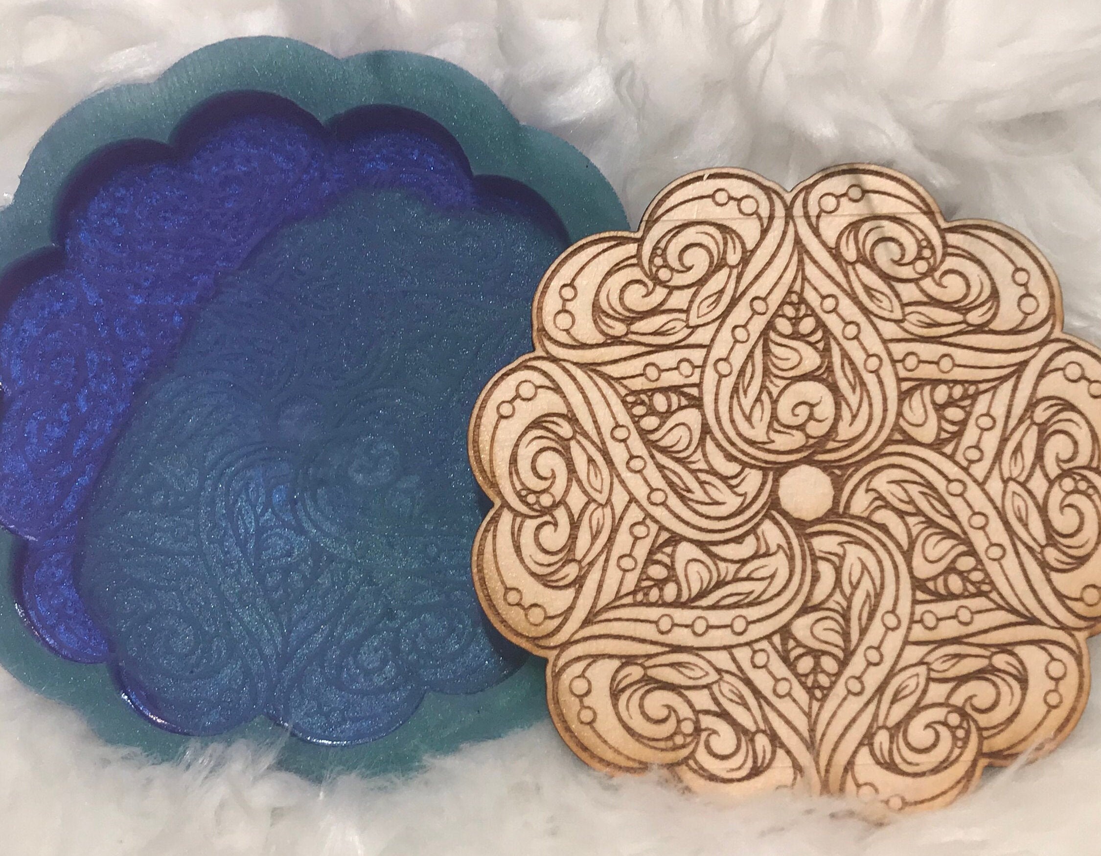 Coaster Mold for epoxy resin Etsy
