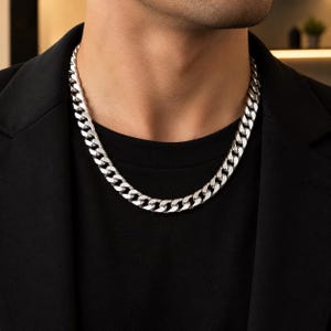 Sterling Silver Curb Chain 50cm - Etsy