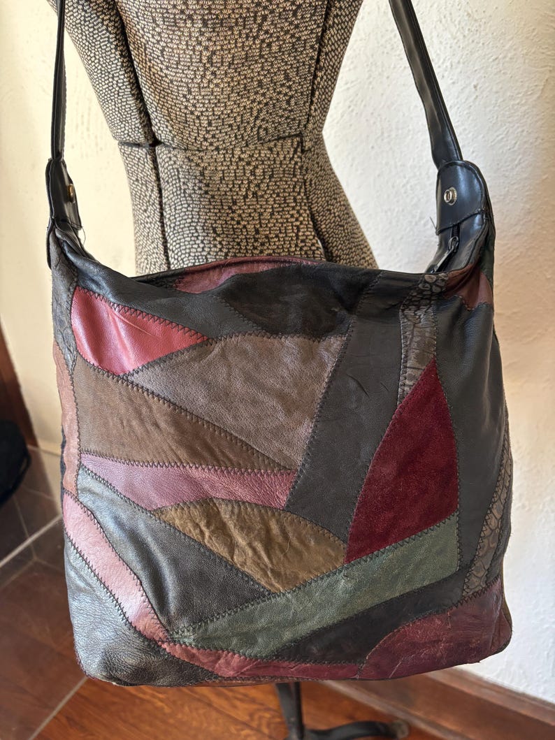 Vintage Exquisite Patchwork Shoulder Bag