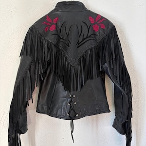 90s Fringe Suede Jacket - Etsy