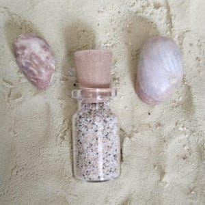 Klayar Beach - Indonesian Beach Sand in Glass Bottle -Java Travel Keepsake - Ocean Lover Gift - Unique Indonesia Souvenir
