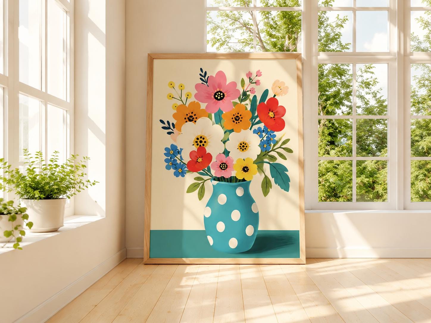 Polka Dot Vase - Etsy