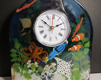 Under the Sea Arched Desk or Shelf Clock
