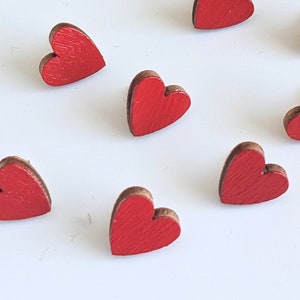 LOUIS VUITTON Resin Heart Brooch Red 1258765