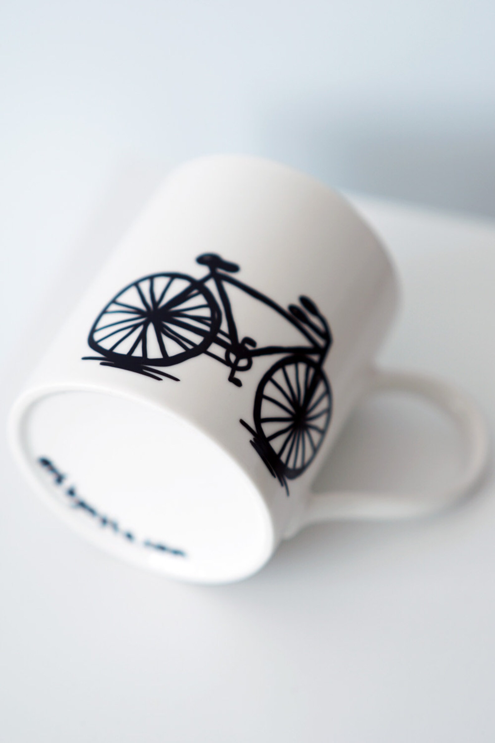 Bicycle Mug Bike Coffee Mug Porcelain Mug Bicycle Gift Etsy