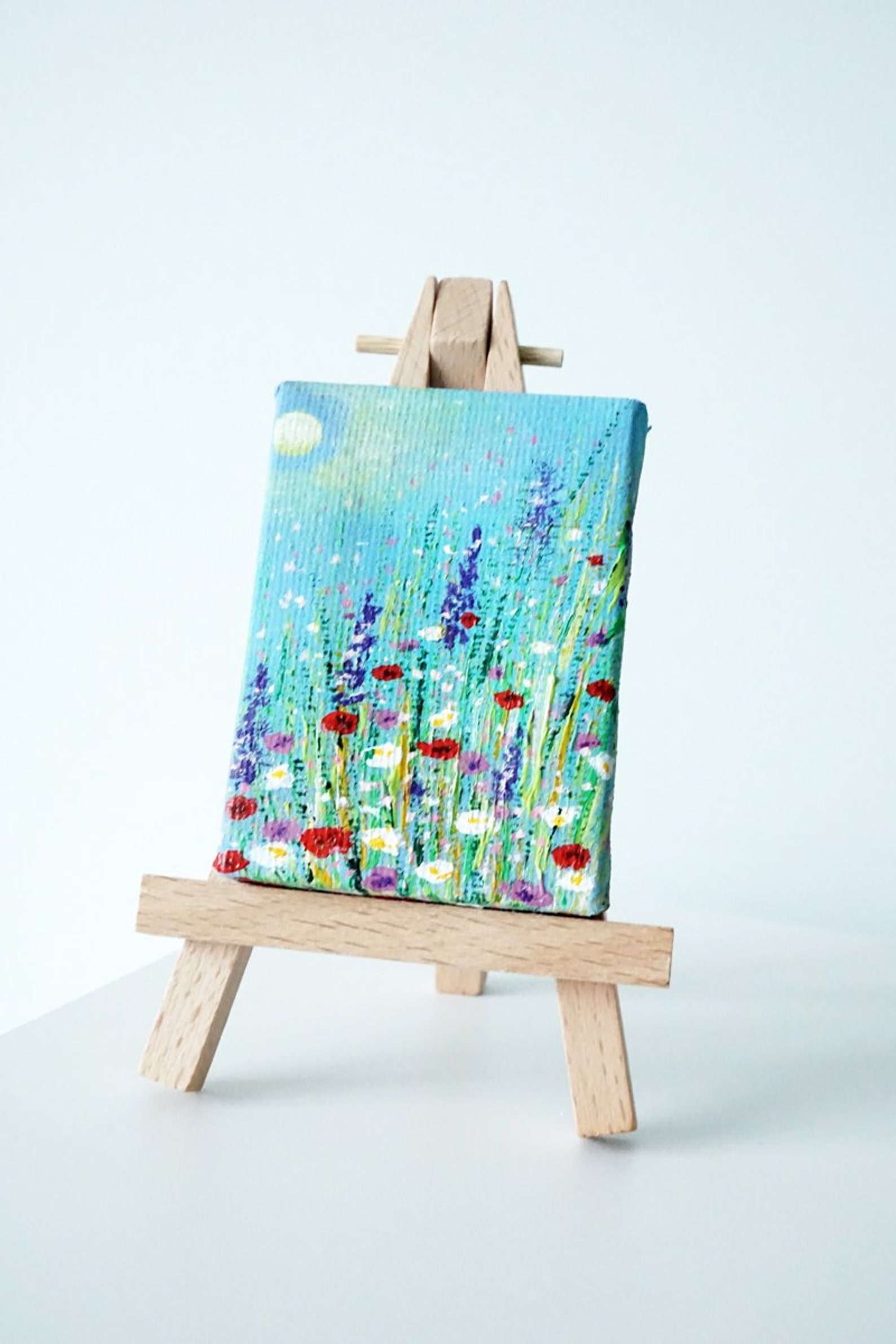 Mini Canvas Painting 2x3 Inch Art Small Paintings on Canvas | Etsy