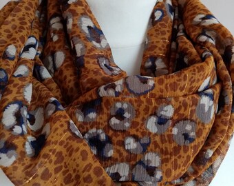 Snood tissu // voile léger // letitsnood // écharpe circulaire // ENVOI GRATUIT