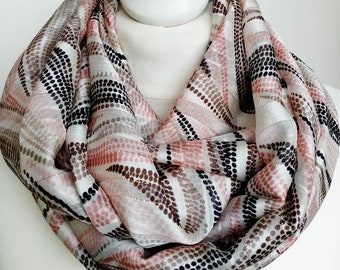 Snood tissu à pois // voile léger // letitsnood // écharpe circulaire // ENVOI GRATUIT