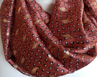 Snood tissu // voile léger // letitsnood // écharpe circulaire // ENVOI GRATUIT