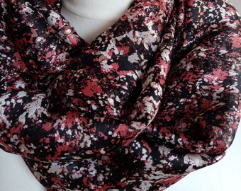 Snood tissu // voile léger // letitsnood // écharpe circulaire // ENVOI GRATUIT