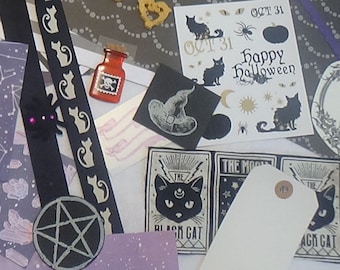 Scrapbook Spellbook Pack~ Perfect Purple Halloween