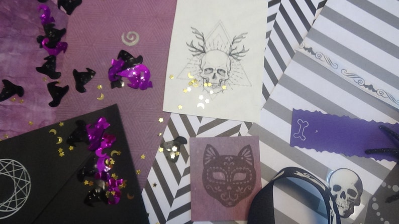 Scrapbook Spellbook Pack Perfect Purple Halloween image 3