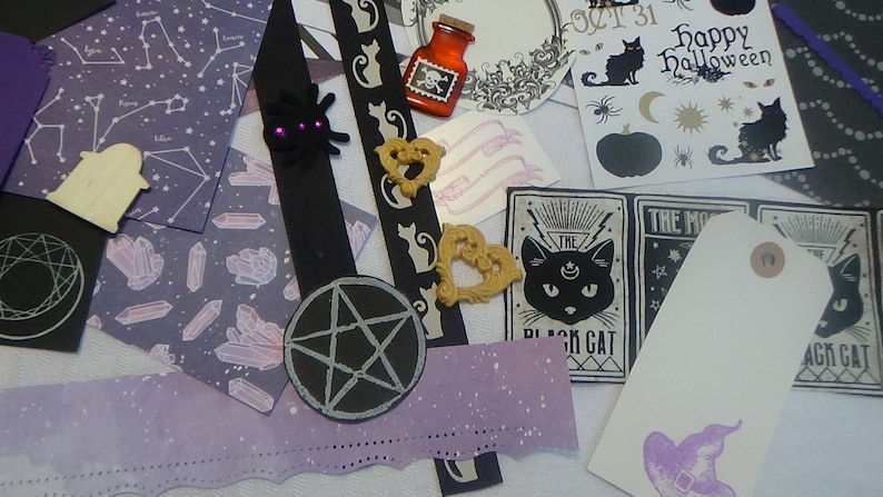 Scrapbook Spellbook Pack Perfect Purple Halloween image 2