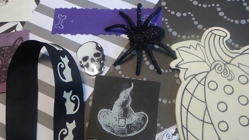 Scrapbook Spellbook Pack Perfect Purple Halloween image 7