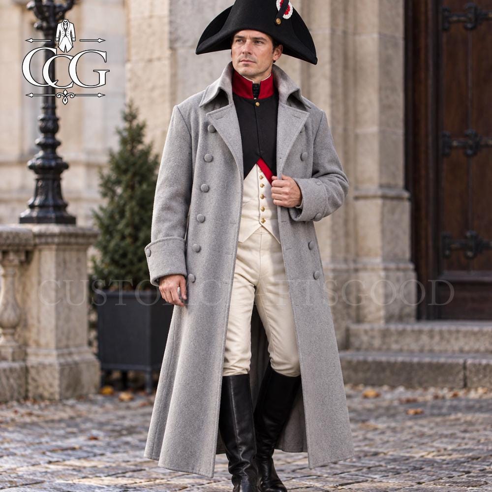 Napoleon Grey Coat - Etsy