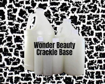 Crackle Suspension Base Nail Polish - *10 FREE - Glitter Base - Crackle Nail Polish - 1 Gallon