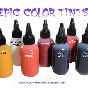 EPIC Color Tints - Intense Liquid Colorants - Nail Polish Crafting - 1/2 oz Sampler - 8 oz - Your Choice