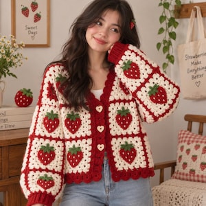 Fruit Cardigan Women - Etsy