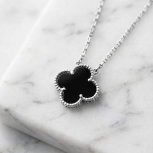 Van cleef alhambra black necklace - Etsy 日本