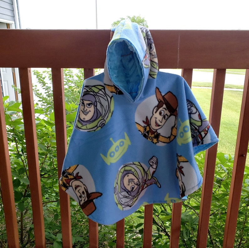 toy story poncho towel