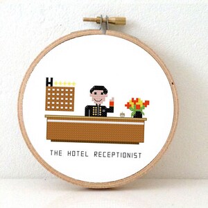 2 X Veterinarian Cross Stitch Pattern Male And Female Etsy