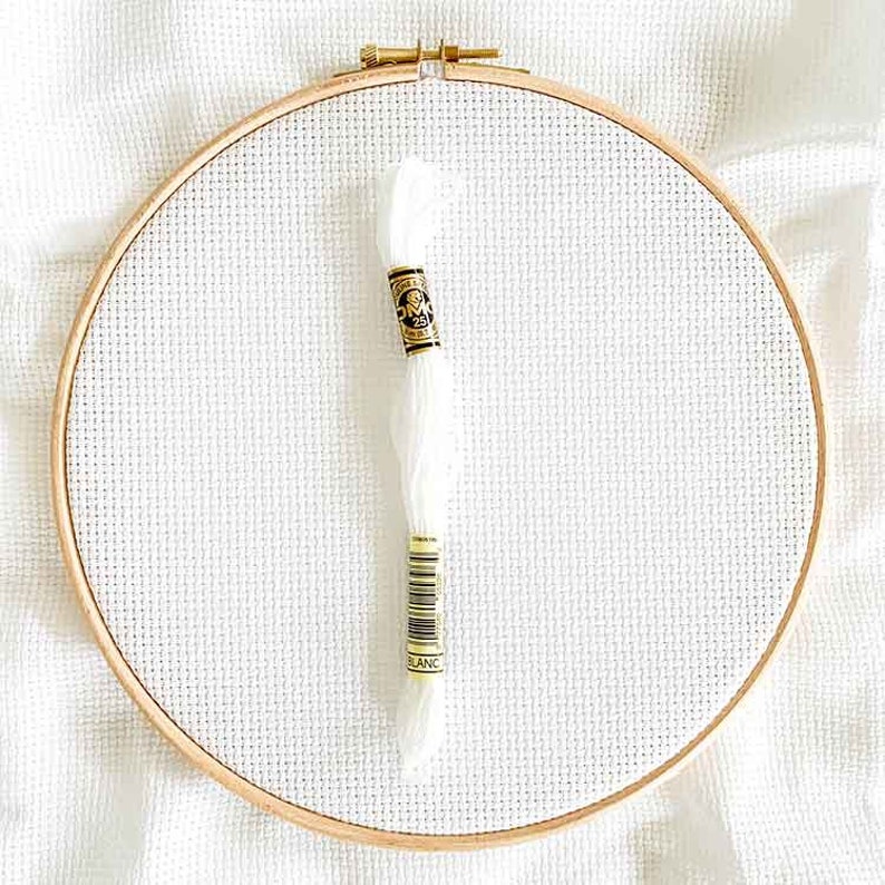 AIDA 11 Count Fabric Premium White