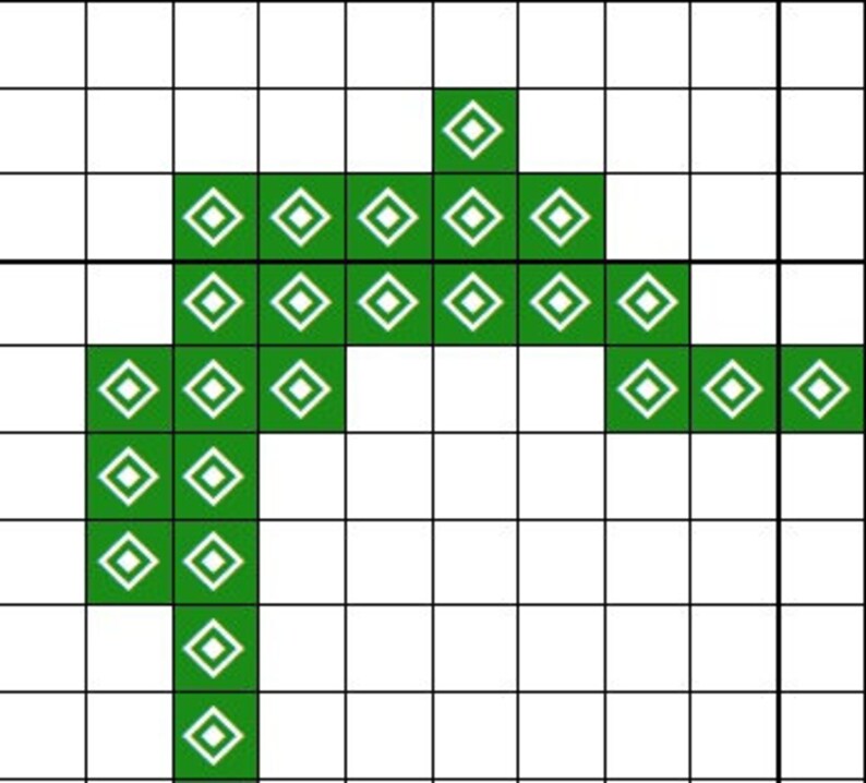 SAUDI ARABIA Map Cross Stitch Pattern Middle East Easy Embroidery pattern to make Saudi Arabia poster with Riyadh