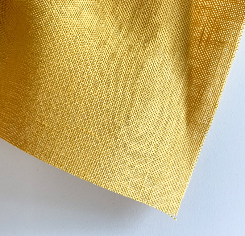 Evenweave Linen 32 Count Fabric. Ochre Cross Stitch Fabric Etsy