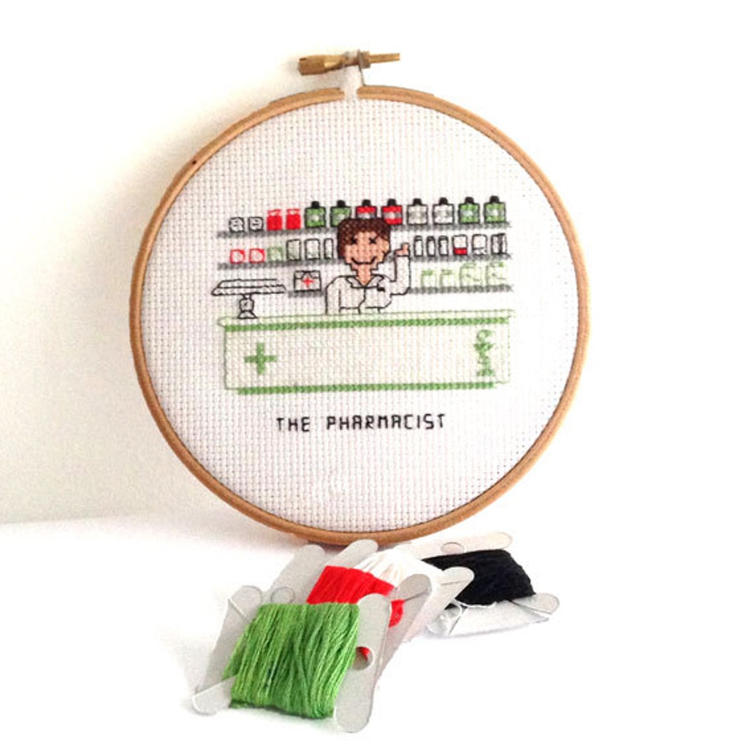 CrossStitch Warehouse. Apothecary Kit & Frame