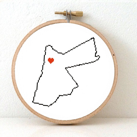 Jordan Map Modern Cross Stitch Pattern Jordan With Amman Etsy Jordan Map Modern Cross Stitch Pattern Jordan With Amman Etsy