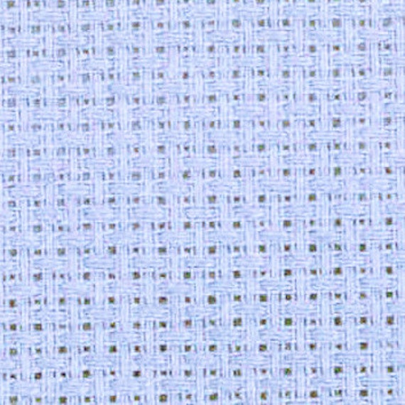 DMC Needlework Fabric cotton Aida 14ct Light sea green 14/" x 18/"