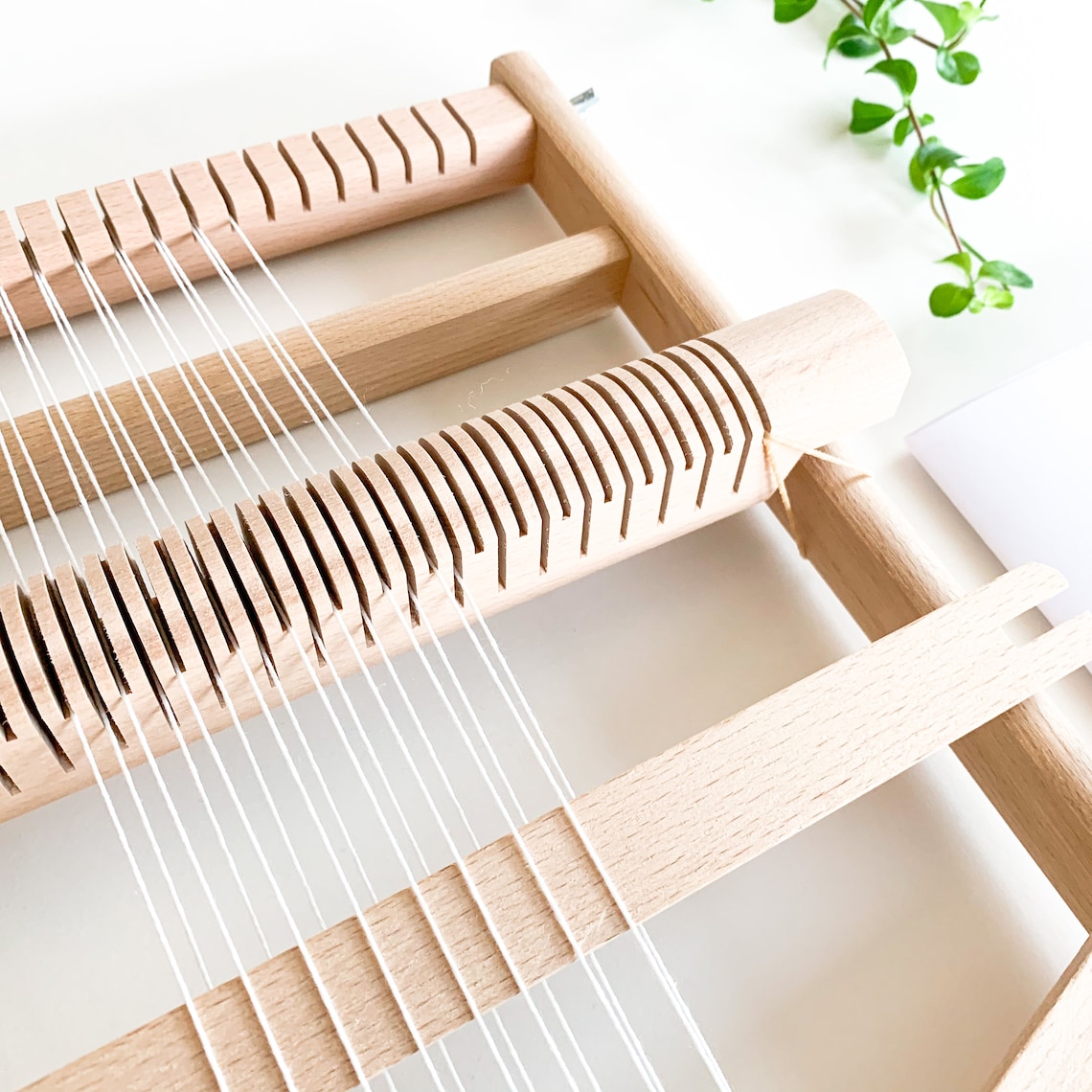 Small Weaving Loom with heddle bar Beech wooden Lap loom 20 Etsy
