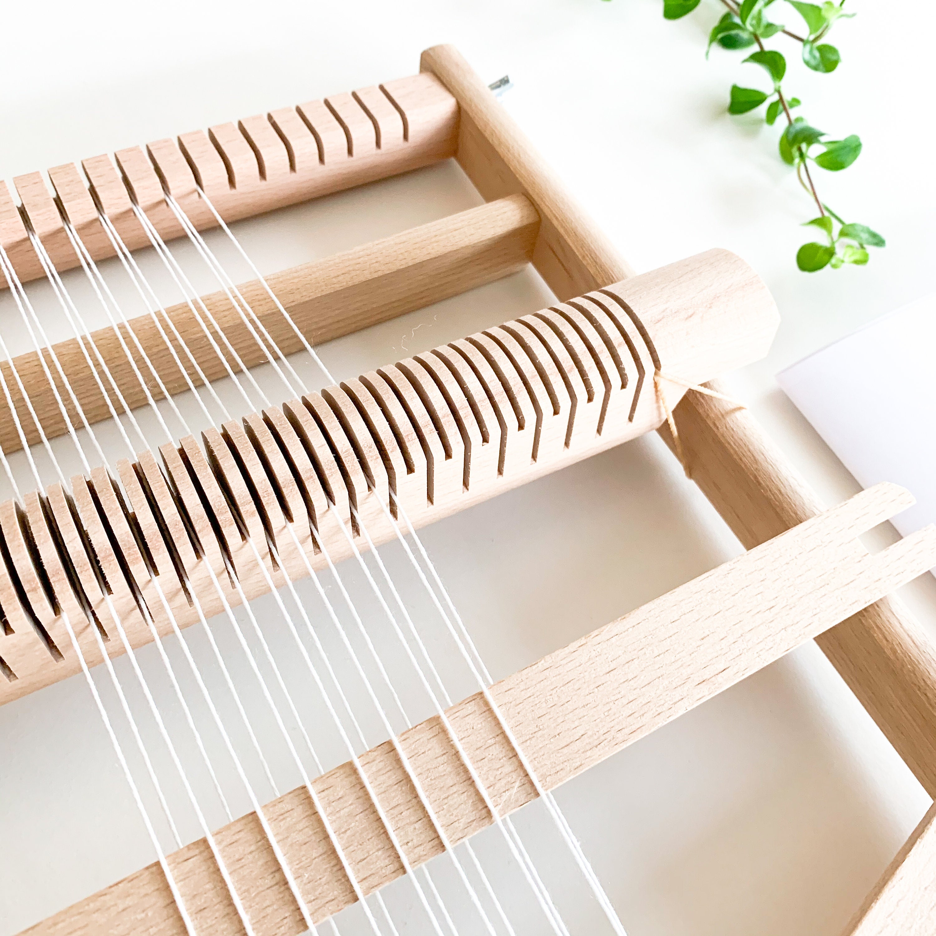 Small Weaving Loom with heddle bar Beech wooden Lap loom 20 Etsy