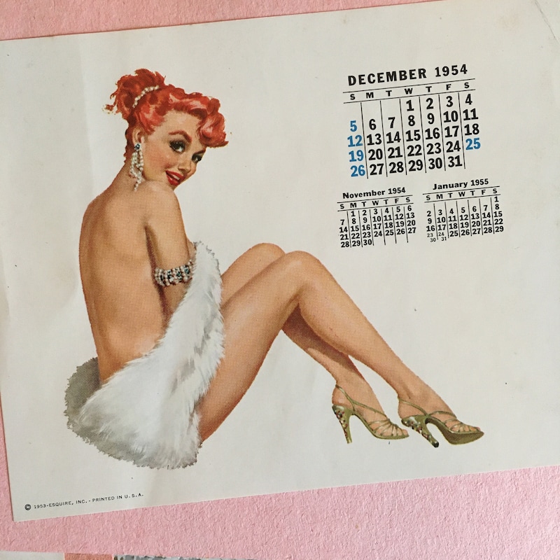 2025 Pin Up Calendar Etsy 2025-pin-up-calendar-etsy