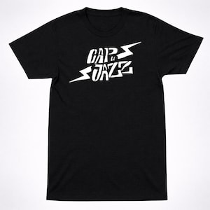 Cap’n Jazz T-Shirt Lightning Bolt Logo Emo Indie Punk Rock Midwest Band Tee